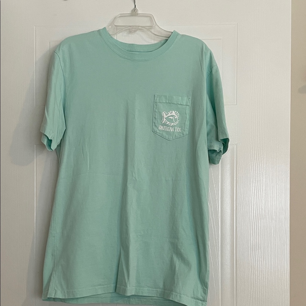 Southern Tide Men's Pocket Tee in Mint Green